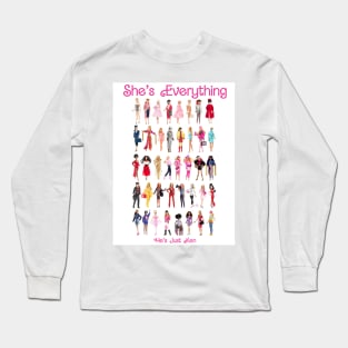 Barbie Through the Ages Long Sleeve T-Shirt